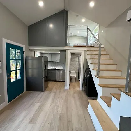 Comfortable Bed In Shared Luxury Tiny Home